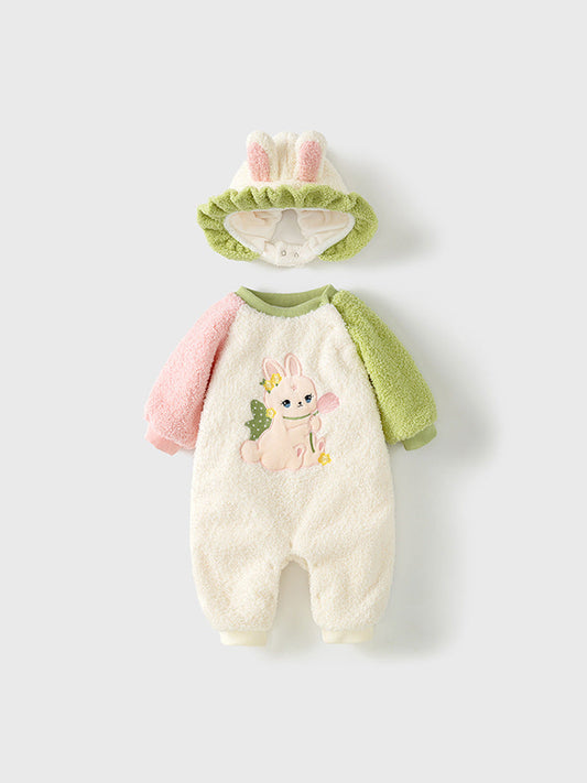 Baby Girl Rabbit Romper
