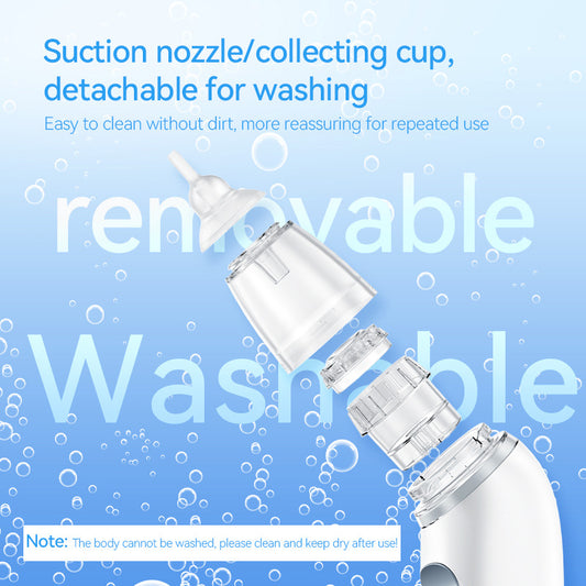 Electric nasal suction device for babies, children, and infants.