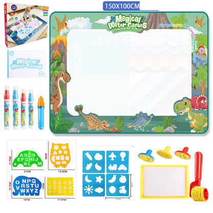 Water Doodle Mat Kids Toys Reusable Painting Writing Doodle Water Color Drawing Board Toddlers Preschool Education Toys
