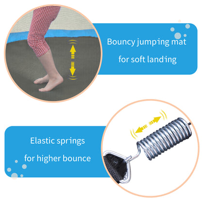 55'' Toddlers Trampoline Indoor Outdoor Mini Trampoline for Kids