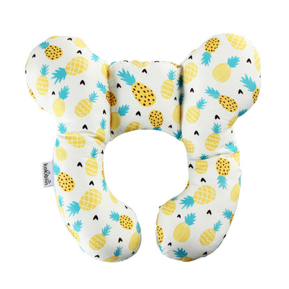 Baby head protection U-shaped pillow stroller fixed head pillow car seat sleeping protection