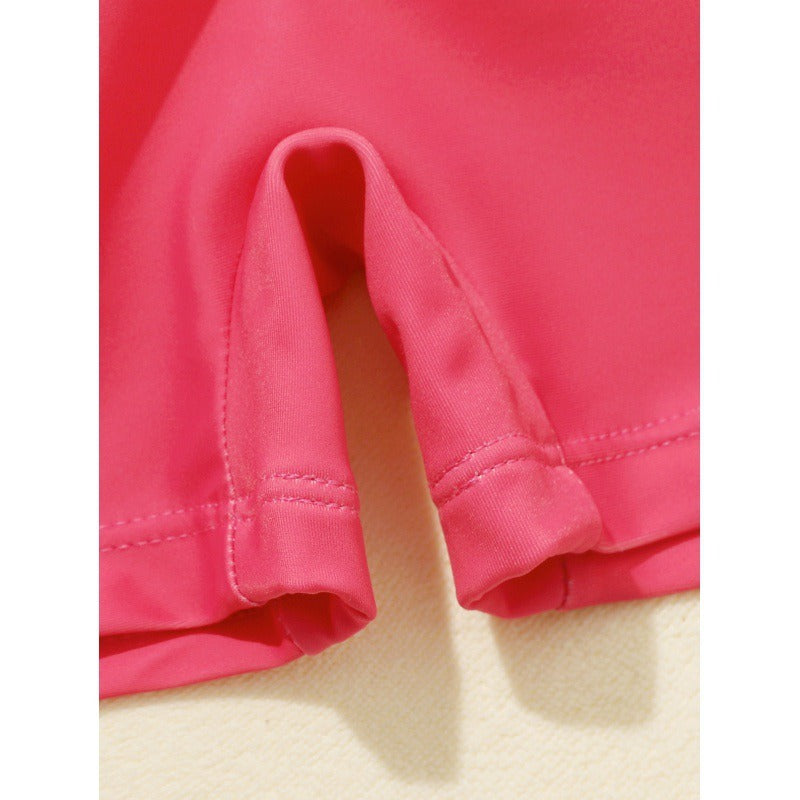 Children's swimsuit cute one-piece for infants and young girls.