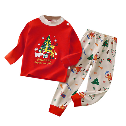 Children's underwear set all cotton autumn clothes and pants for babies, pure cotton