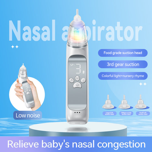 Electric nasal suction device for babies, children, and infants.