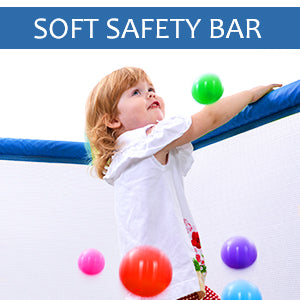 55'' Toddlers Trampoline Indoor Outdoor Mini Trampoline for Kids