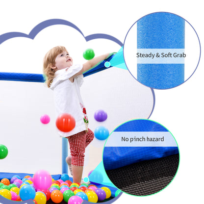 55'' Toddlers Trampoline Indoor Outdoor Mini Trampoline for Kids