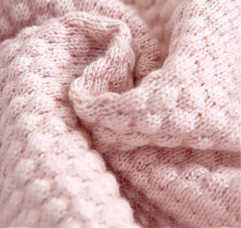 Baby Boy Girl Clothes Sets Spring Autumn Solid Newborn Baby Girl Clothing Long Sleeve Tops + Pants Outfits Casual Baby Pajamas  No hat