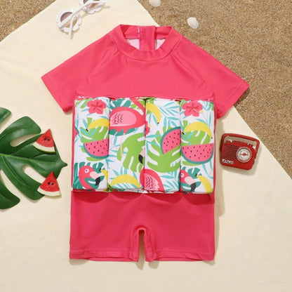 Children's swimsuit cute one-piece for infants and young girls.