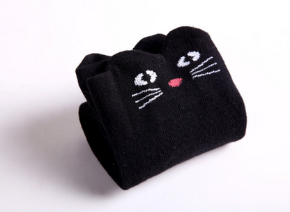 Toddlers Kids Girls Knee High Socks School Cotton Socks Striped baby Long Socks