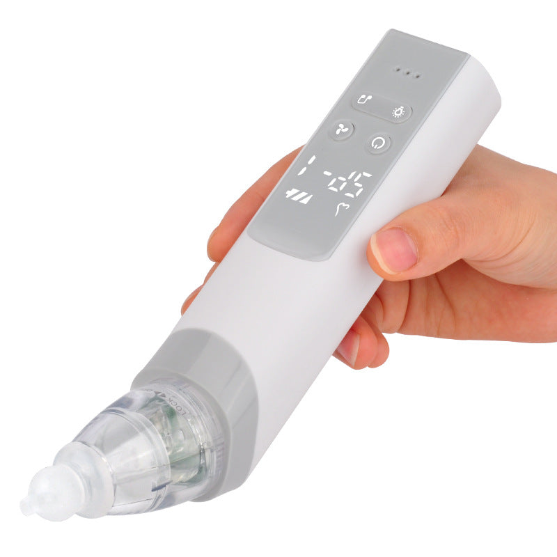 Nasal suction device charging electric nasal suction device with three levels of suction music .Lights baby cleaning nasal mucus