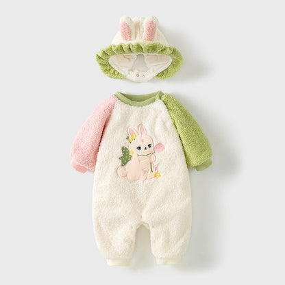 Baby Girl Rabbit Romper