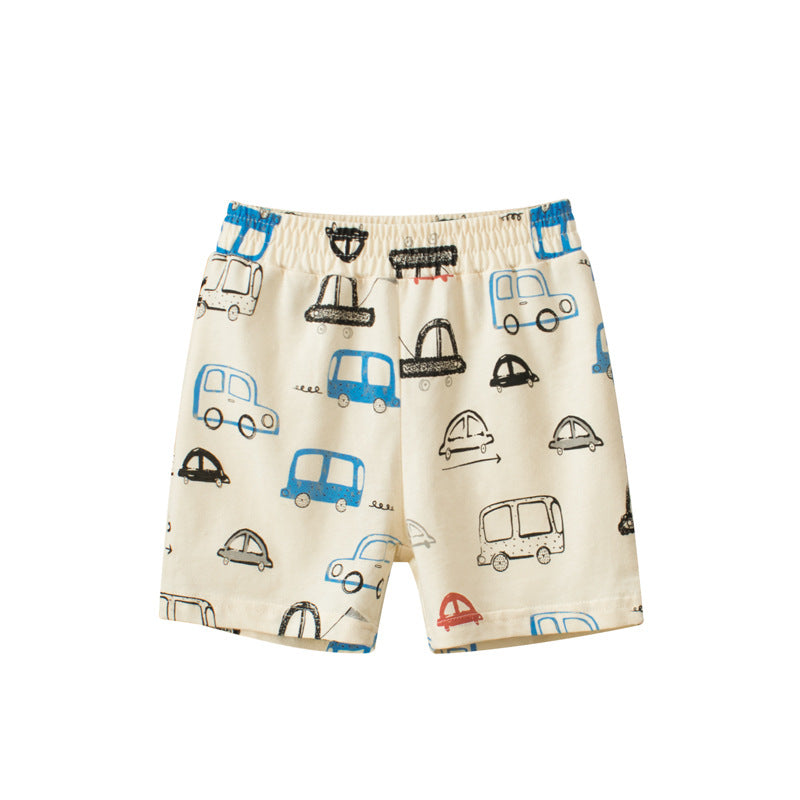 Baby Cars Print Shorts