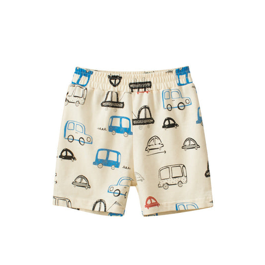Baby Cars Print Shorts