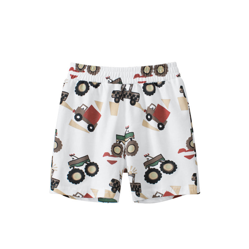 Baby Cars Print Shorts