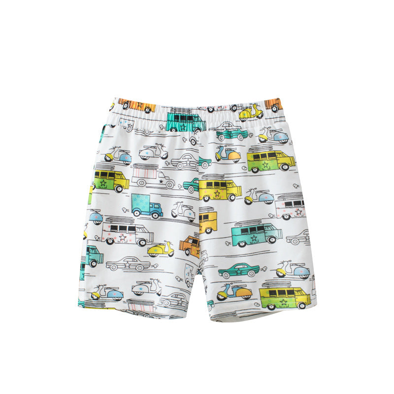 Baby Cars Print Shorts